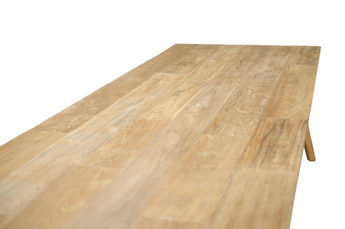 Livingfurn eetkamertafel Tomar - 300cm - teakhout - vtwonen shop