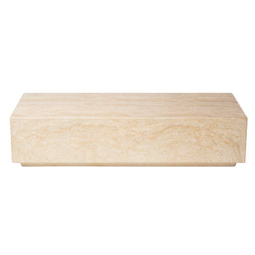 DÉJA Living Salontafel Ribe - Lichtbruin Composiet - 140x60x32cm