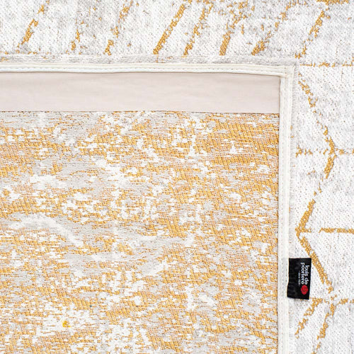 Louis De Poortere vloerkleed Central Yellow - beige - 80x250cm - vtwonen shop