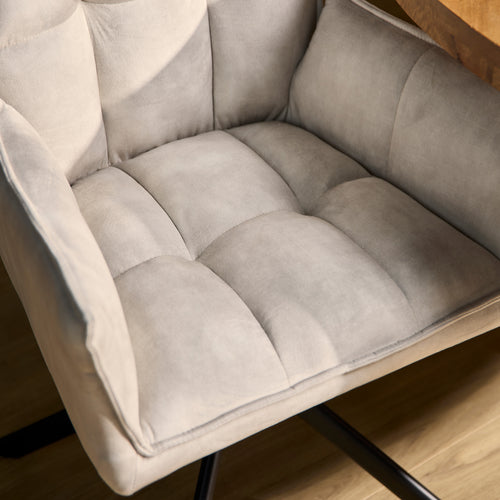 Starfurn  eetkamerstoel Dani - grijs - 58x67x64cm - vtwonen shop