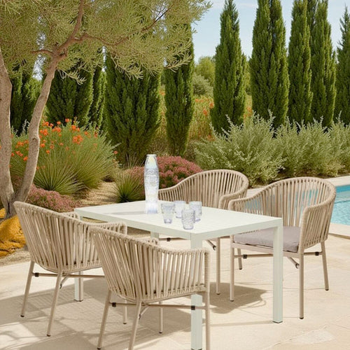 Kare Design Tuinstoel met armleuningen Santanyi beige