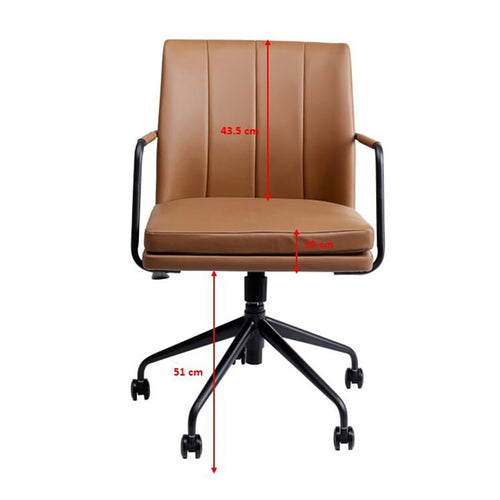 Kare Design Draaibare Bureaustoel Charles - vtwonen shop