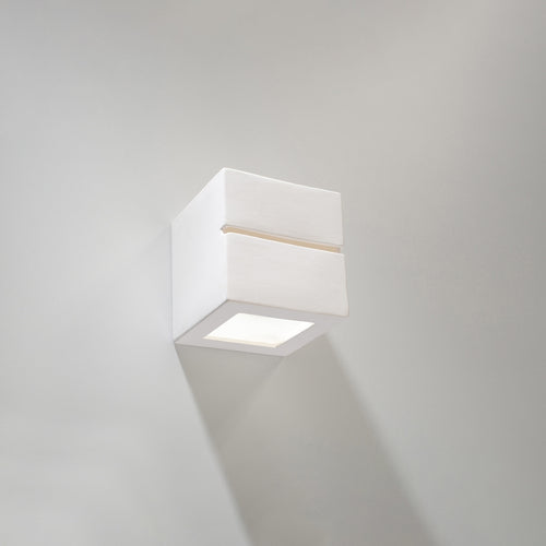 Sollux Lighting Wandlamp keramiek LEO LINE - 14x14x14cm