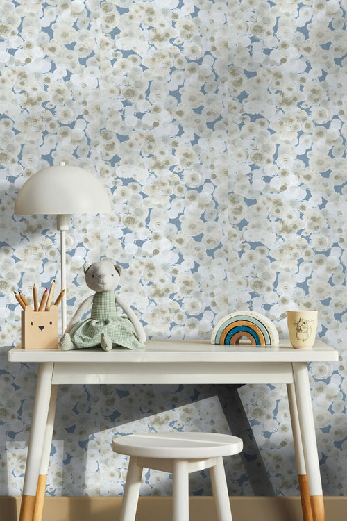 Sanders & Sanders behang grafisch motief blauw grijs -  - 641122