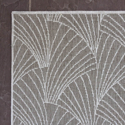 Interieur05 Buitenkleed Deco bruin/grijs dubbelzijdig