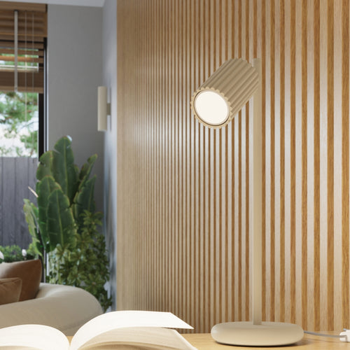 Sollux Lighting Wandlamp KARBON 30 beige - 6,5x8,5x30cm