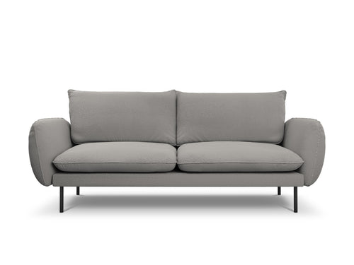 Cosmopolitan Design Bank Vienna 3-zits, boucle, grijs - 92x200x95cm