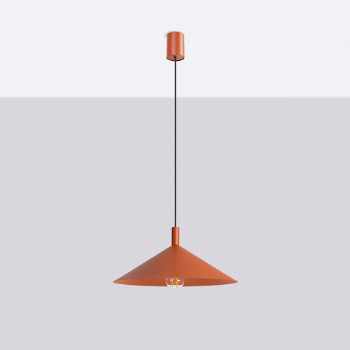 Sollux Lighting Hanglamp NOX 40 rode oker - 40x40x135cm