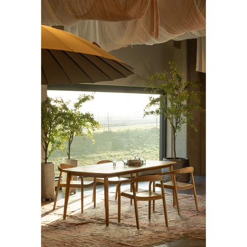 WOOOD tuintafel Kris - Acacia Hout - Naturel - 76x215x90 - vtwonen shop