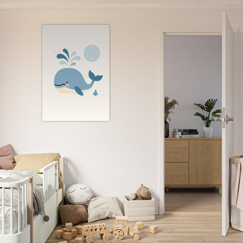 Artfulprints  Walvis Pastel   poster 70x100 cm - vtwonen shop
