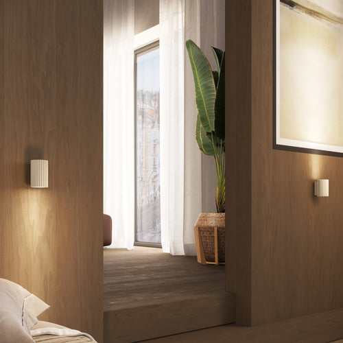 Sollux Lighting Wandlamp KARBON 10 beige - 6,5x8,5x10cm