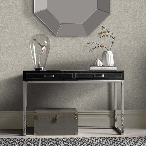 Graham & Brown Vliesbehang met vinyl toplaag - Twill Ecru - 10mx52cm - vtwonen shop