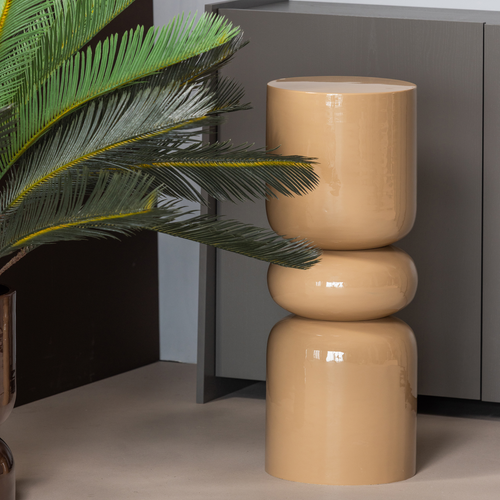 WOOOD plantenstandaard Brava - Metaal - Zand - 77x29x29