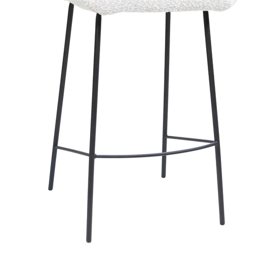 Giga Meubel Barstoel Lova - Stof/Metaal - Beige - Set van 2 - vtwonen shop