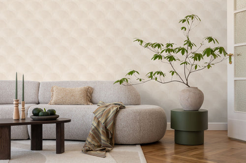 ESTAhome behang 3D-motief beige - 50 x 900 cm - 131100