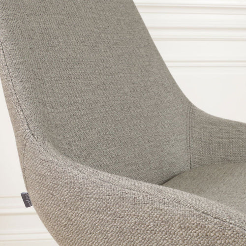 Nolon Nino-Isa Barkruk Warm Grijs - Stof - Zwart Onderstel - 65 cm - vtwonen shop