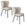 Housecraft Living Guus Eetkamerstoelen Beige - Set van 2