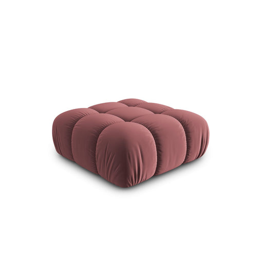 Cosmopolitan Design - Poef Cortina flueel roze - 94x94x43cm