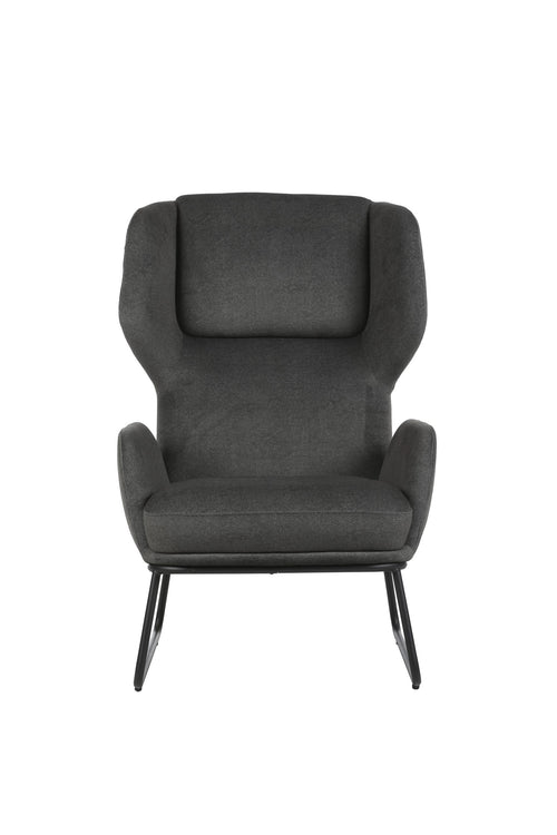 FurniLux Fauteuil Jay Grijs - Van collectie – Moderne Elegantie en Comfort - kunstleer - 65 x 69 x 110cm - vtwonen shop