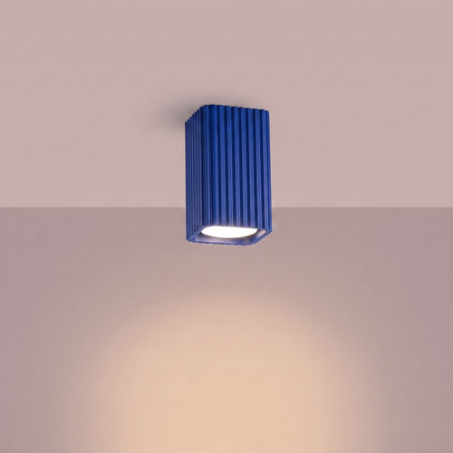 Sollux Lighting Plafondlamp RAYO 10 ultramarijn - 6x6x10cm