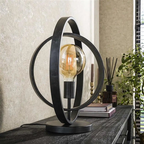 Ylumen tafellamp Turn - 1 lichts - 40  x 43   cm - zwart - vtwonen shop