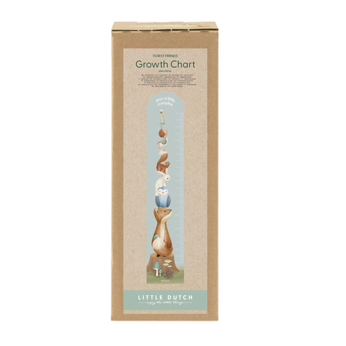 Little Dutch Groeimeter Muursticker Kinderkamer Forest Friends - vtwonen shop