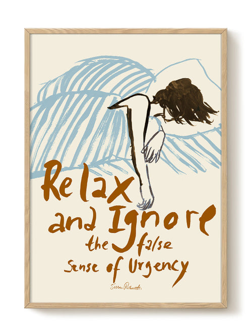 Sissan - Relax & Ignore - PSTR studio Kunst Poster - vtwonen shop