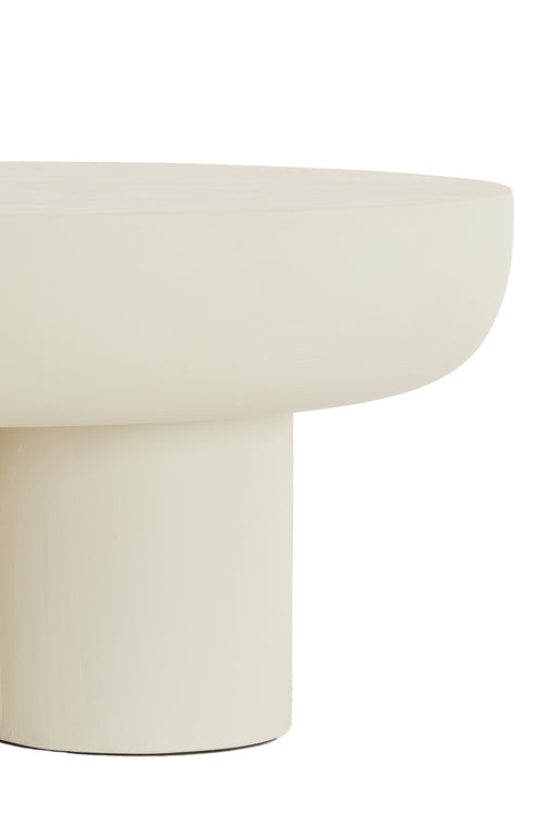 Light & Living salontafel MIZUHO - Ø70x35cm - wit - vtwonen shop