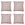 Madison sierkussen Rae - groen - 50x50x10cm - set van 4