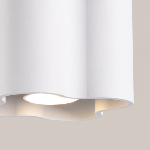 Sollux Lighting Plafondlamp OVIO 1 wit GU10 - 12x12x10cm