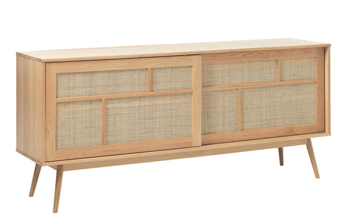 Rebellenclub dressoir yass - eiken met rattan - vtwonen shop