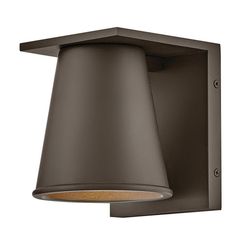 Außenwandleuchte Downlight Modern Architektonisch Bronze 2700K IP44 1x GU10
