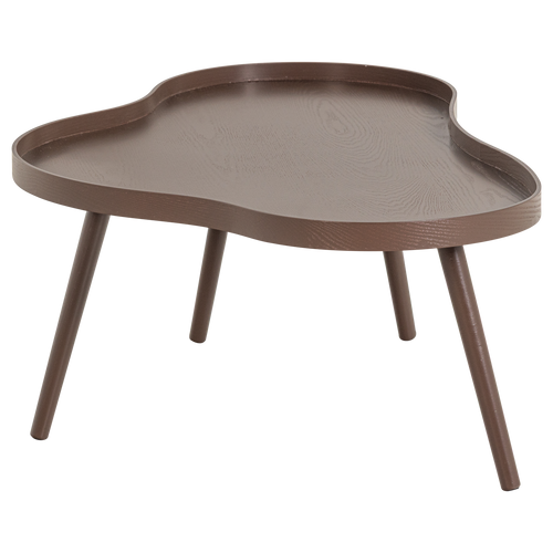 WOOOD bijzettafel organisch langwerpig Mae - Hout - Bruin - 35x100x58