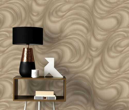 Erismann behang grafisch 3D motief goud - 53 cm x 10.05 m - 661308 - vtwonen shop