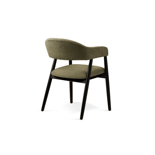 Set van 2 stoelen Adra chenille lichtgroen - 59x56x77cm