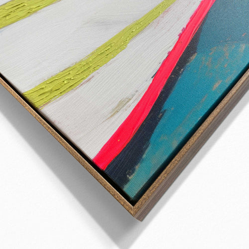 Reinders Onder de zon mixed media -  groen - woonkamer - 120x100cm