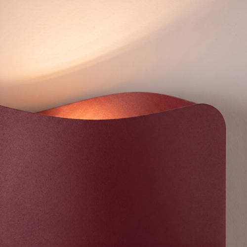 Sollux Lighting Wandlamp TILA 30 bordeaux - 30x11x13cm