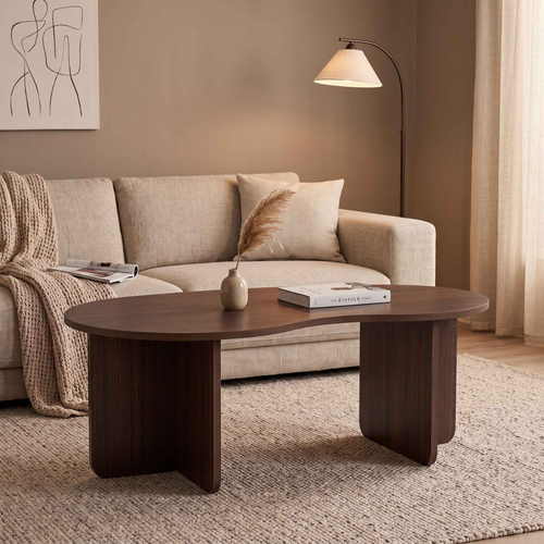 Calicosy - Salontafel MOSS - Donker hout 110x60x40 cm