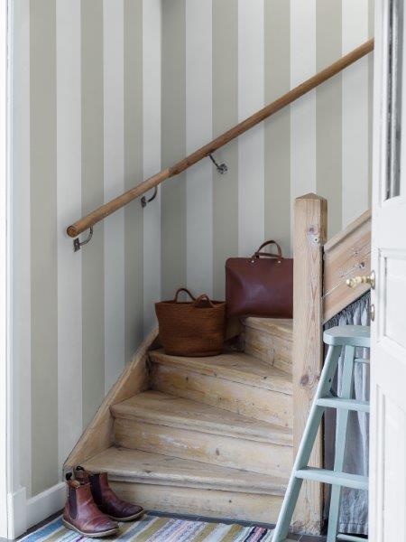 Borastapeter behang strepen beige en wit - 53 cm x 10.05 m - 660520 - vtwonen shop