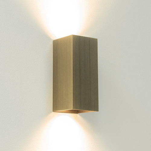 Artdelight wandlamp Dante - 2 lichts - 6.7  x 15.4   cm - brons