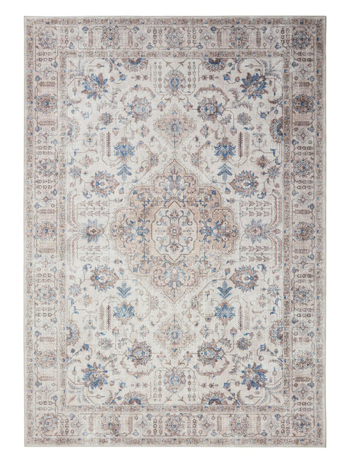 benuta wasbaar vloerkleed Laury - beige - 300x400 cm