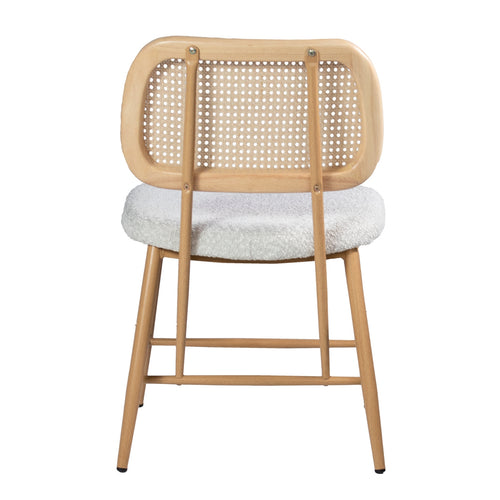 Giga Meubel Eetkamerstoel Nienke - Beige Stof - Zithoogte 49cm - Set van 2 - vtwonen shop