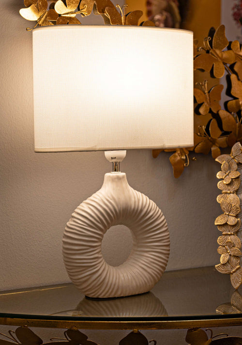 Mauro Ferretti tafellamp - 28,5x15x43 cm - wit