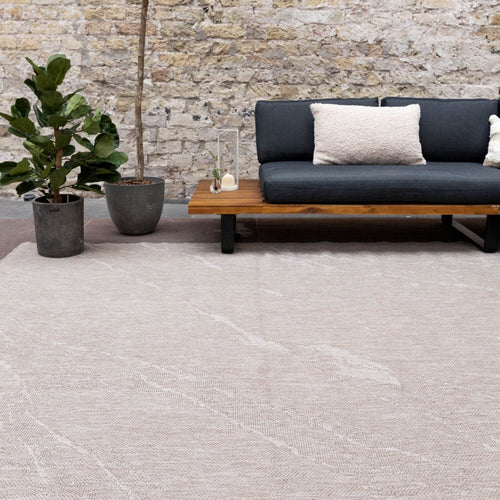 Buitenkleed Marble - Naturel/wit - dubbelzijdig - EVA Interior - 200 x 290 cm