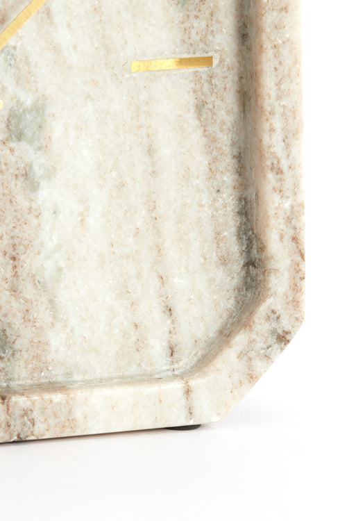 Light & Living klok PABLIA - 20.5x6x20.5 cm - bruin