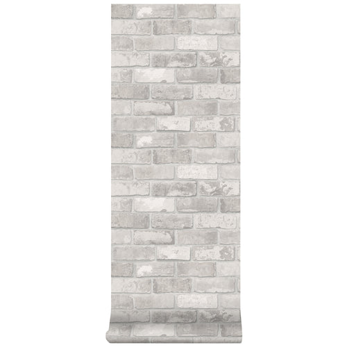 vtwonen vliesbehang Bricks Light Grey - Lichtgrijs - vtwonen shop