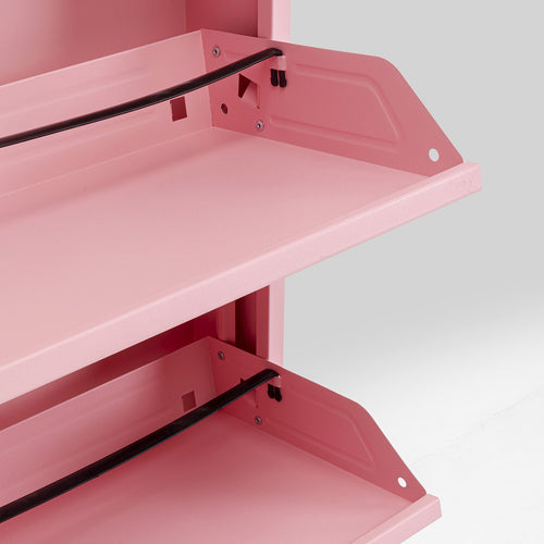 Kare Design Schoenenkast Caruso - roze - 3+1 laden