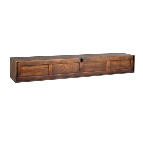StarFurn Tv-meubel Vision - Zwevend Bruin Hout - 240x35x30cm - vtwonen shop