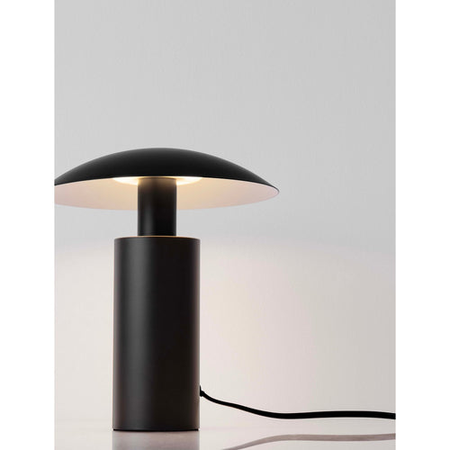 Nova Luce KARPOS Geïntegreerde LED-tafellamp, matzwart, 5W LED, 264lm, 3000K, aan/uit-schakelaar.