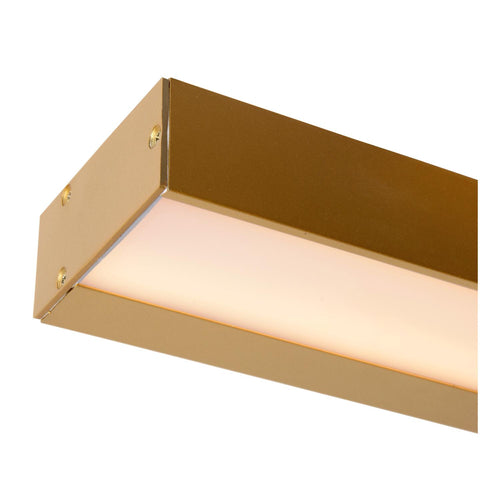 Lucide wandlamp ALEXA - Geïntegreerde LED - Mat Goud / Messing - vtwonen shop